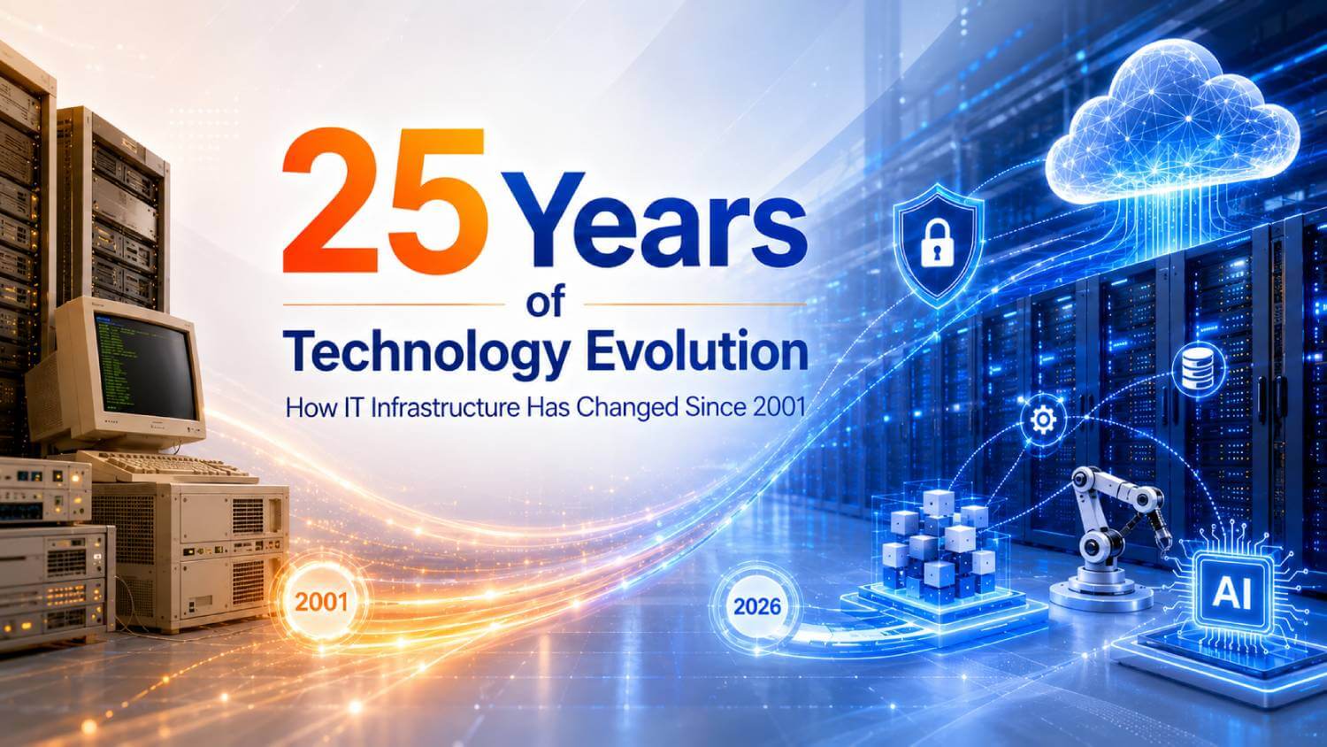 25 Years of Technology Evolution: How IT Infrastructure Has Changed Since 2001