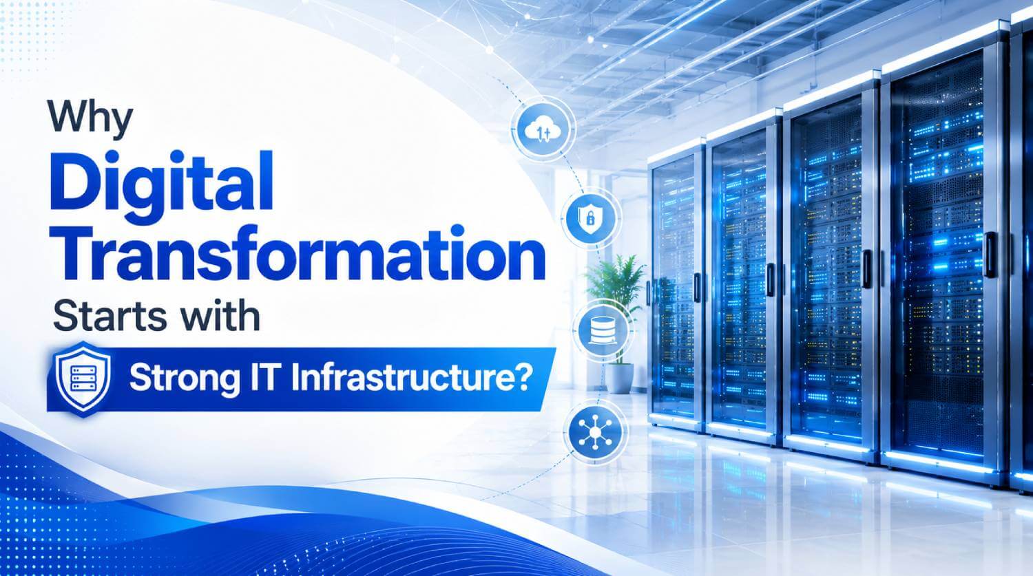 Why Digital Transformation Starts with Strong IT Infrastructure?