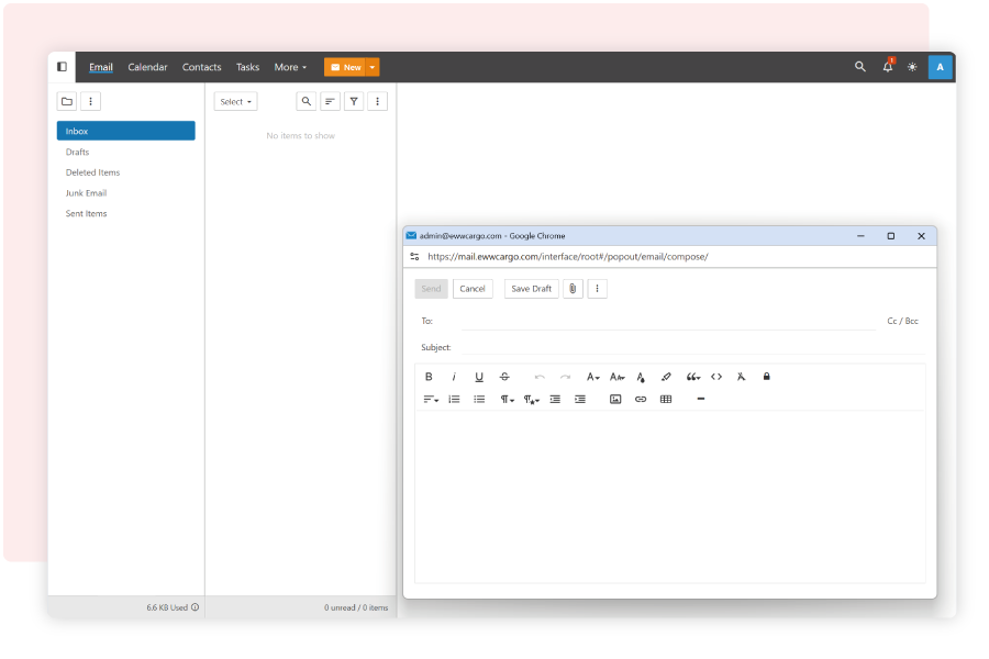Easy Web Interface to Manage Your Business Email